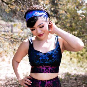 Crowned Athletics Snow Sister Sports Bra